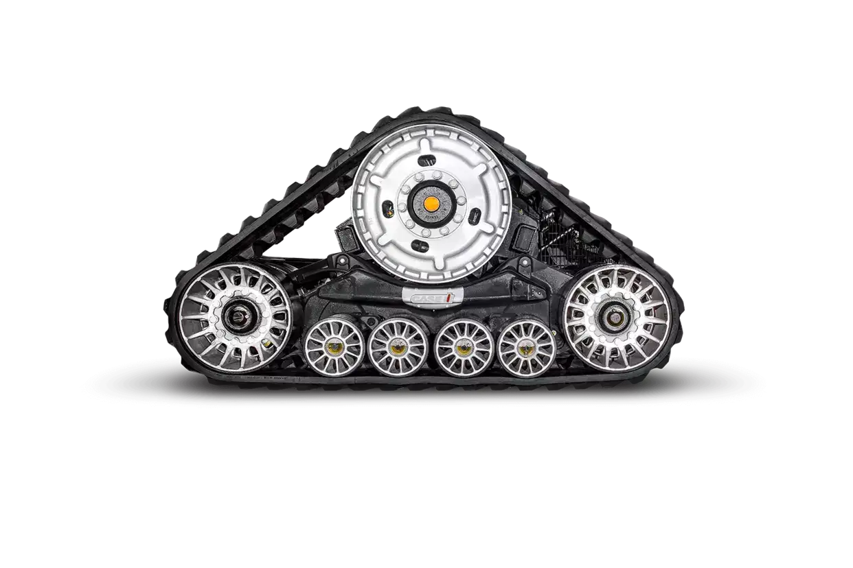 Increased traction with low ground pressure