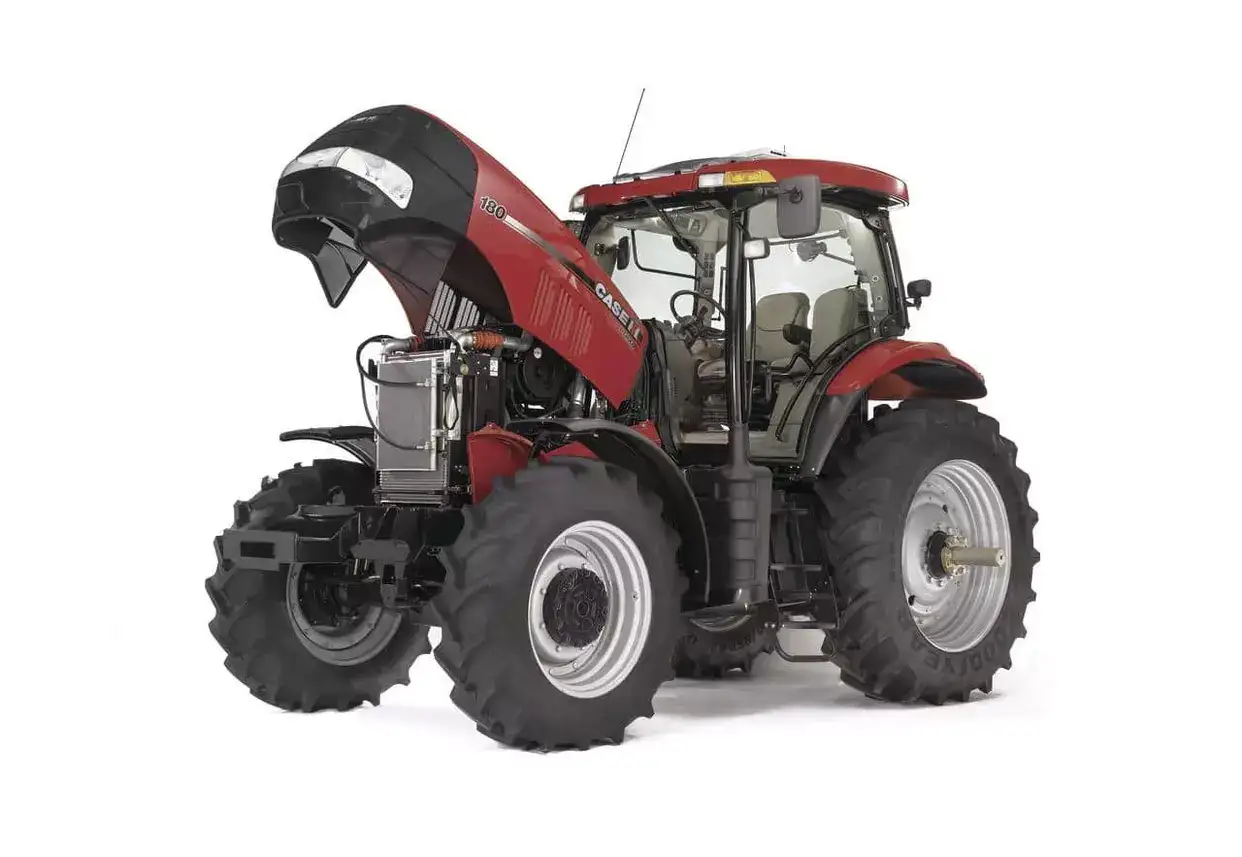 Puma series tractors simplify maintenance.